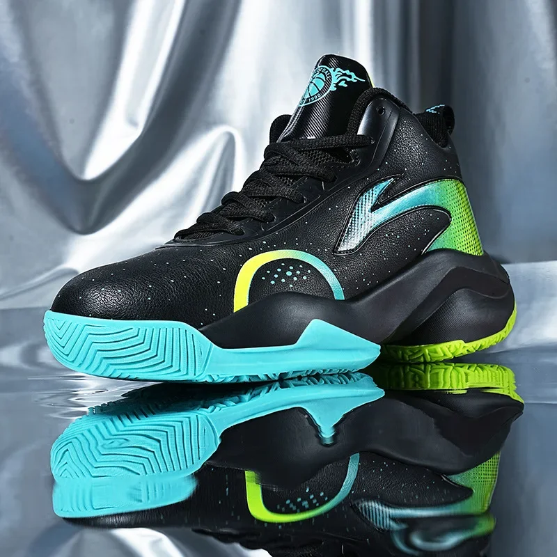 Sports Shoes for Students Professional Training Leather Surface Winter Running Shoes - Image 3