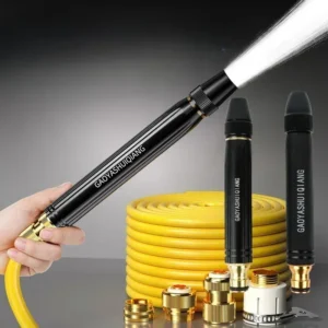 High-Pressure Water Gun Household Car Wash Water Black Car Wash Nozzle.